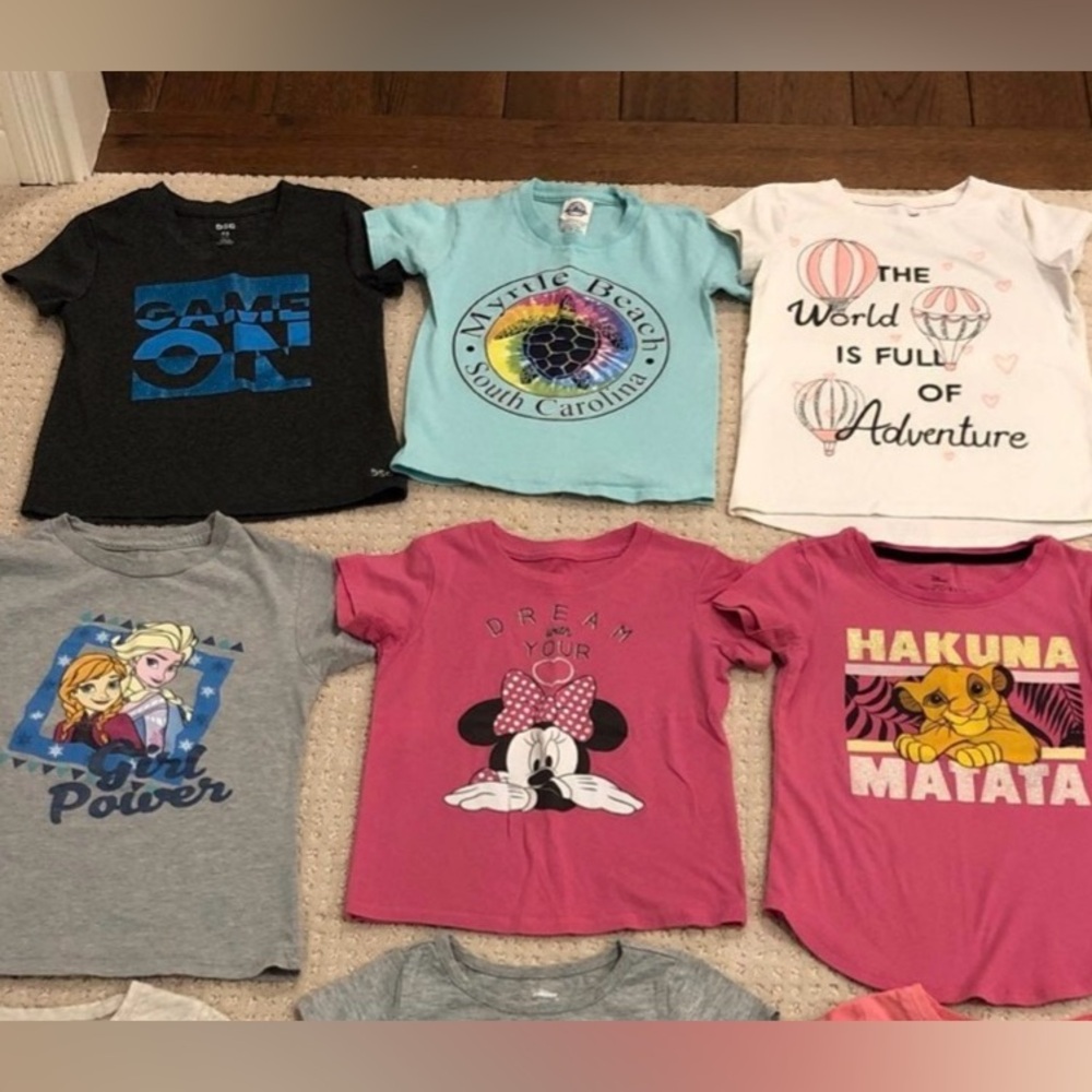 SOLD - Large bundle of girls tops and bottoms - all size 6/6x/7